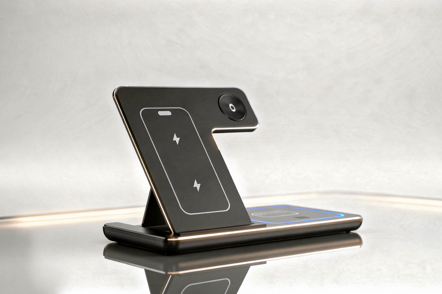FlexCharge Pro - 3in1 Charging Station with LED Design