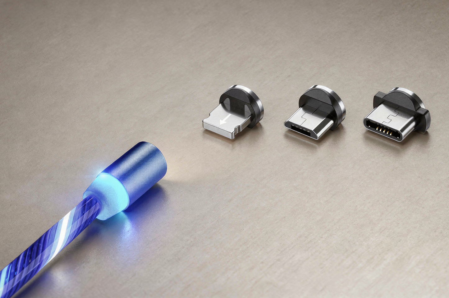PowerLink 3-in-1 Magnetic LED Cable for all Devices