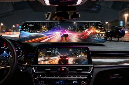 DriveGuard Pro+ - Mirror Dashcam with Rear View Camera