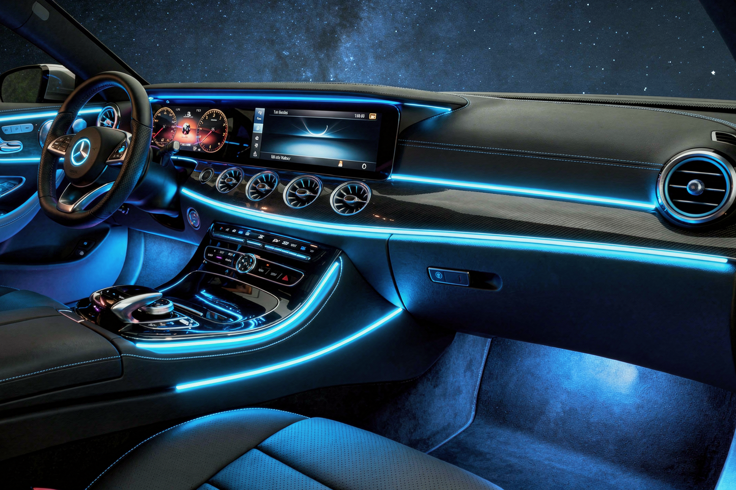 StarRide 64-Color LED Interior Lights - Mood & Style