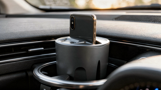 CarCharge Cup - Wireless Charger for Samsung & Apple