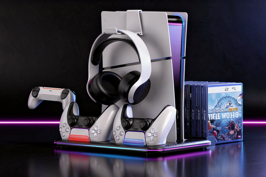 TurboCool PS5 - Dual Controller Charger with Cooling