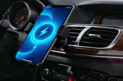 Soporte de teléfono para coche con carga inalámbrica